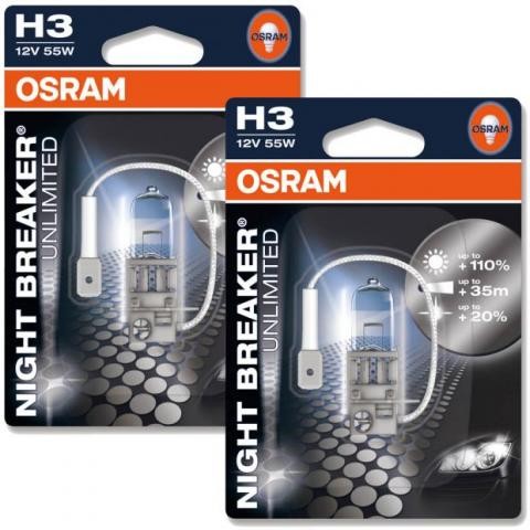 H3 Osram Night Breaker Unlimited 12V